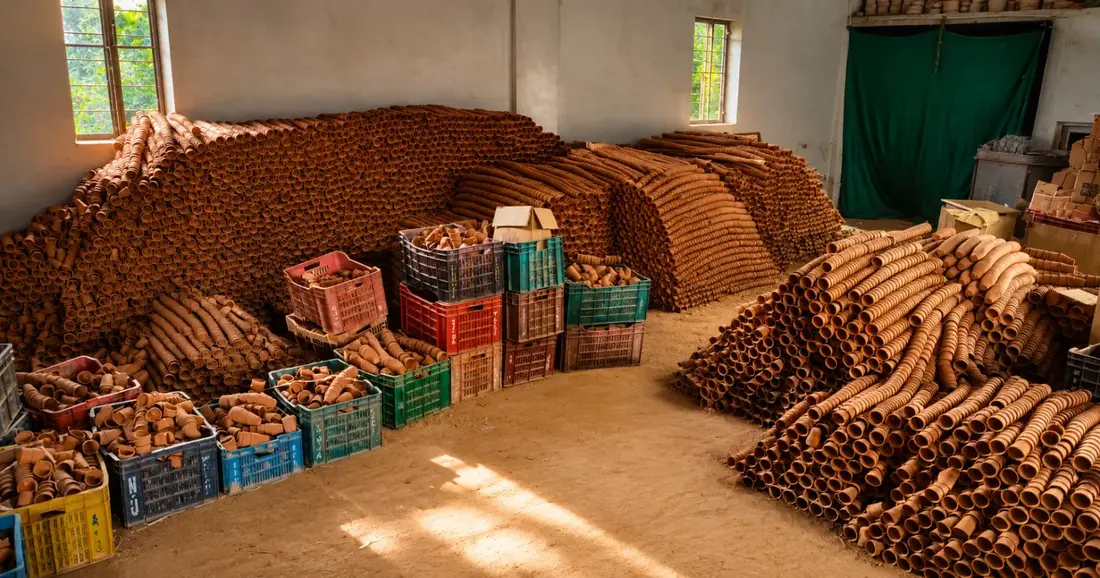 Kulhad factory storage and stock
